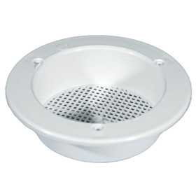 Aérateur de toit permanent ø180mm | Champignon d’aération 16 cm² pour van, fourgon, camping‑car VASP | blanc