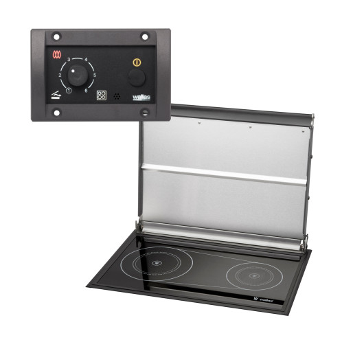 WALLAS XC Duo | Combiné plaque de cuisson + Chauffage avec panneau