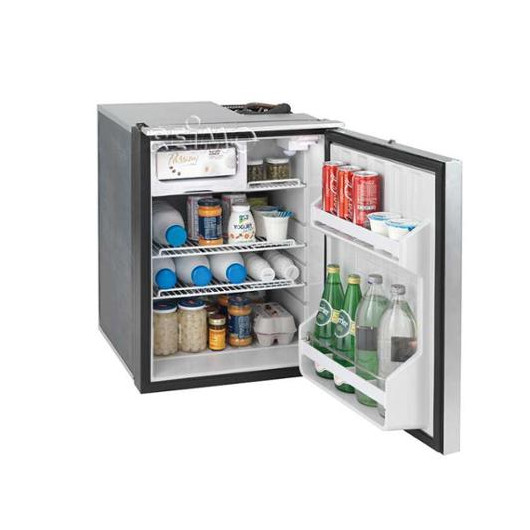 Elite EL130 OFF - réfrigérateur 130 L à compression 12/24V porte inox pour camping-car & bateau | gros chargement