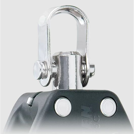 Poulie simple/émerillon/ringot Carbo Ratchet Harken | accastillage de pont voilier performant | manille inox