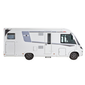 HINDERMANN Volet isolant pour intégral 4 saisons | 2,67 x 1,30 m Rideau isolant extérieur universel 4 saisons Hindermann | 2,67x1,30m pare-brise de camping‑car intégral | vue de face