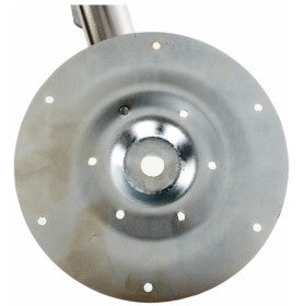 Pied de table pivotant acier Carbest | Compact et idéal VASP | Aménagement pour van et fourgon