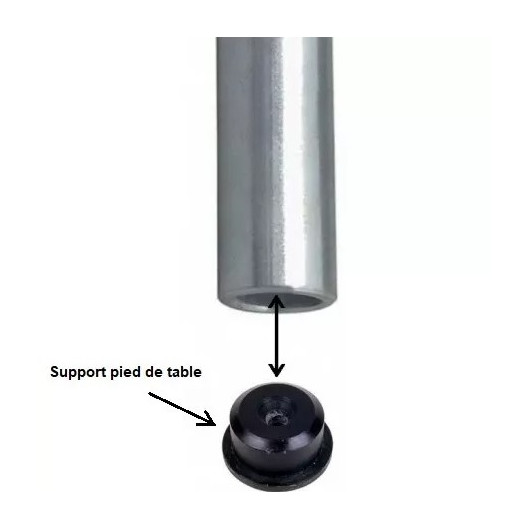 REIMO Base support pied de table standard