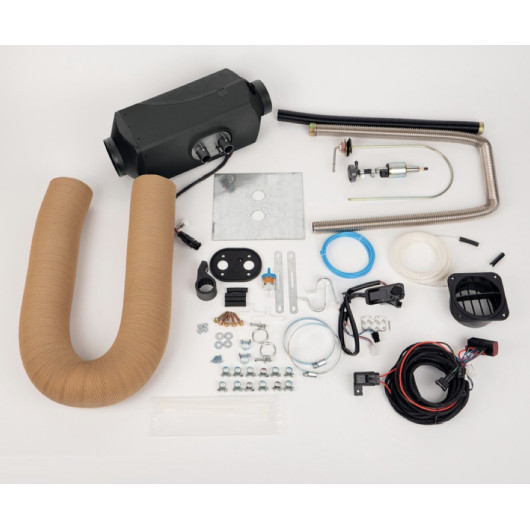 VanHeat 2.0-DH CARBEST - kit Chauffage diesel air pulsé VASP pour van, camping-car, bateau : composition kit
