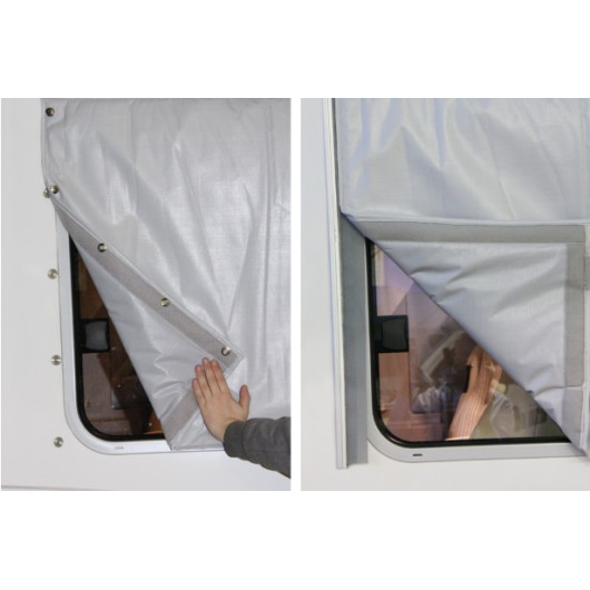 Lux Hindermann | Protection thermique extérieure Ducato / Jumper / Boxer X250-X290 fourgon et camping-car | boutons pression