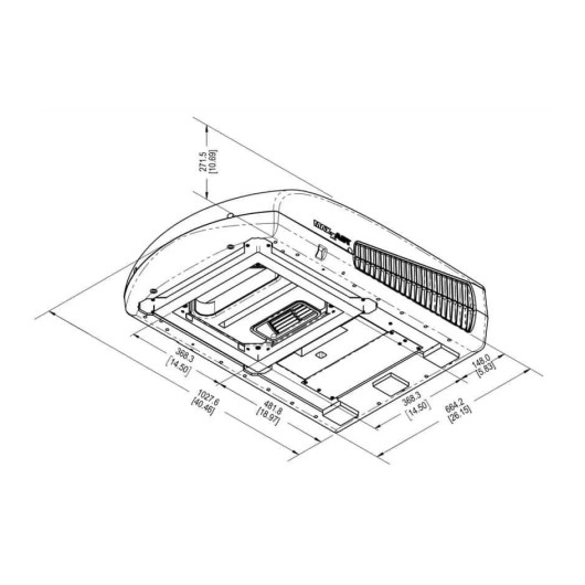 MAXXAIR Mach 1,7 kW | schéma dimensions