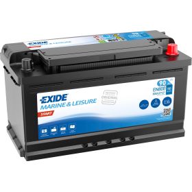 Batterie de démarrage de Exide Start EN800 de 90 Ah | Batterie plomb de démarrage pour moteur hors-bord