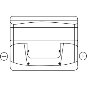 Batterie de démarrage de Exide Start EN500  de 50 Ah | Batterie plomb de démarrage pour moteur hors-bord