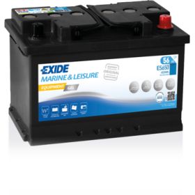 Batterie de servitude de 56 Ah EXIDE Equipment ES650 | Batterie GEL pour bateau ou van aménagé