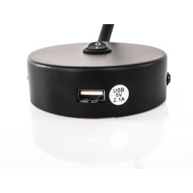 DIMATEC Liseuse col de cygne LED avec USB ET interrupteur Liseuse col de cygne LED avec USB ET interrupteur Dimatec | Liseuse flexible bonne finition