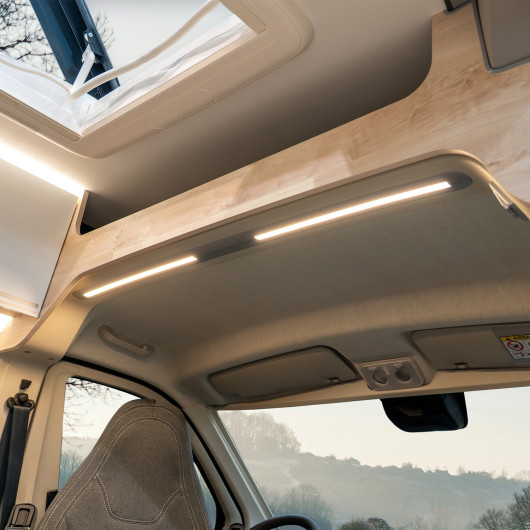 Plafonnier LED 12 V HABA Cabiate spécial Ducato X250 & X290 - Accessoire lumière pour fourgon aménagé