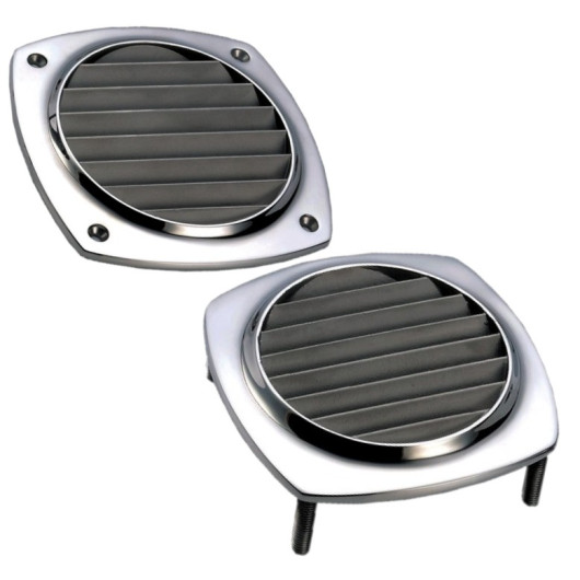 OSCULATI – Grille circulaire inox moulé Ø 75 mm – Conforme VASP-version avec vis avec version sans vis