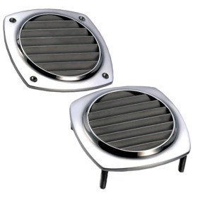 OSCULATI – Grille circulaire inox moulé Ø 100 mm – Conforme VASP-version avec vis plus version sans vis