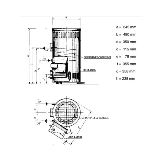 GLEMBRING 92/6 Siberia schéma dimensions