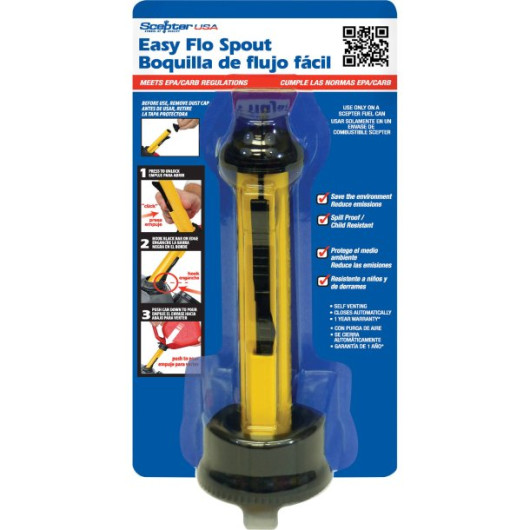 SCEPTER Embout de remplissage automatique anti goutte bateau | Nourrice, jerrican & entonnoir | emballage