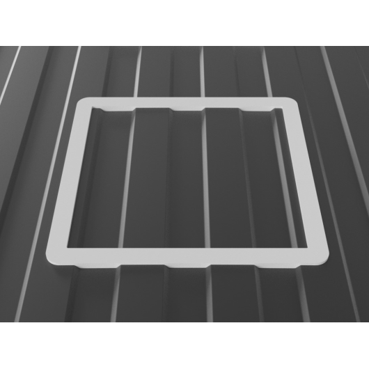 Cadre adaptateur pour lanterneau 40x40 cm pour Fiat Ducato de Brandt & Wieske | Fenêtre de toit pour  fourgon aménagé