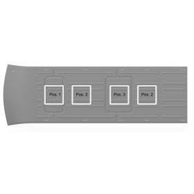 Cadre adaptateur pour lanterneau 40 x 40 cm de Renault Master 3 Brandt & Wieske | Fenêtre de toit pour fourgon aménagé