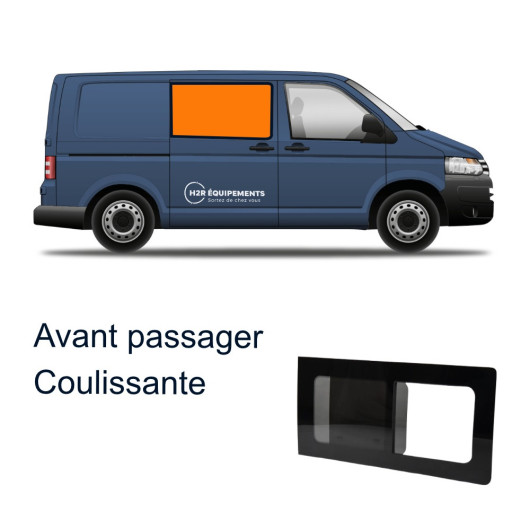 Fenêtre coulissante - emplacement sur carrosserie + texte descriptif