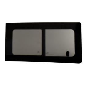 Fenêtre arrière coulissante gauche VW T5/T6/T6.1 long | baie en verre securit 43R pour van aménagé VASP