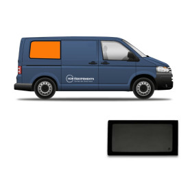 Fenêtre arrière fixe droite VW T5/T6/T6.1 long | baie en verre à coller pour van aménagé | conforme VASP