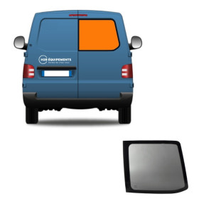 CARBEST Fenêtre porte arrière droite | fixe | VW T5/T6/T6.1 Fenêtre fixe arrière droite VW T5/T6/T6.1 | baie à coller pour porte arrière du van aménagé | VASP