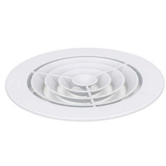 OSCULATI Grille PVC aspiration diam 165 mm vu côté vertion avec ressorts, sans trous de montage