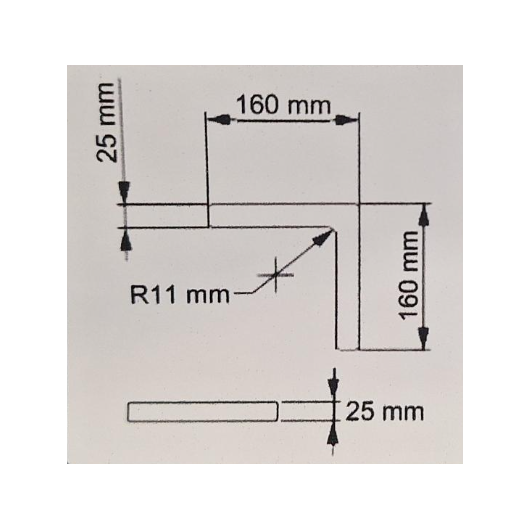 CARBEST Jeu de renforts angles droit | baie Rw Style