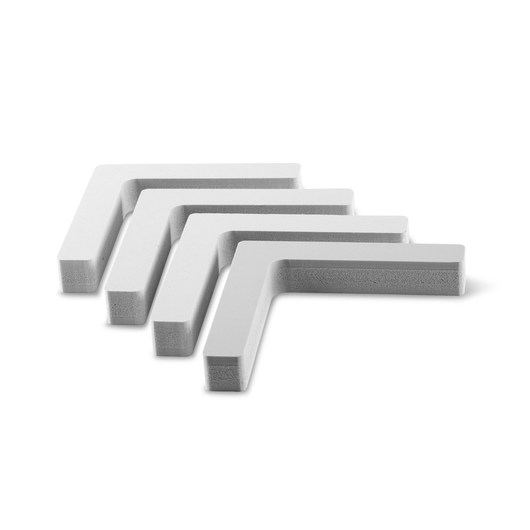 Tasseaux installation fenêtre Carbest RW style sur camping-car, fourgon, van & caravane | lot de 4 angle
