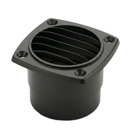 OSCULATI Grille avec manchon droit ø 78 mm | 30 cm² OSCULATI Grille avec manchon droit ø 78 mm - 30 cm² - grille blanche de côté