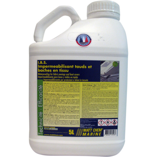 Matt Chem I.B.S | Imperméabilisant tissu taud, bimini et capote de bateau - spray 5 L
