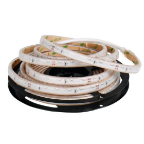 Bande LED flexible autocollante Blanc chaud 12V Carbest | Ruban LED IP66 camping-car ou bateau