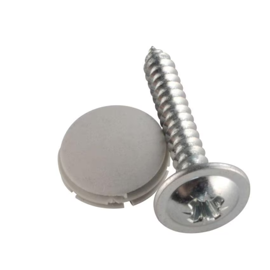 Kit  fixation cadre intérieur baie S4 Dometic | lot vis + caches pour cadre blanc