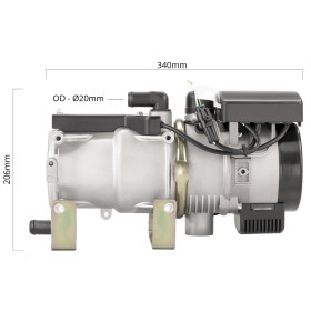 Chauffe a eau Autorterm 14D 14,5 KW - Chauffage stationnaire pour bateau & camping-car
