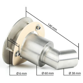 Sortie d’échappement ø38 mm pour chauffage Diesel Autoterm, Webasto, Eberspächer | Spécial bateau