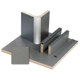 REIMO Contreplaqué stratifié 15 mm reconditionné Anthracite métallisé