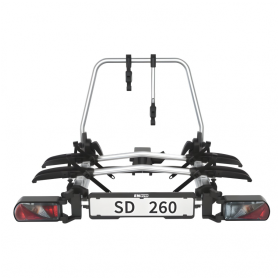 SD260 EUFAB - porte-vélos télescopique de boule d'attelage pour fourgon aménagé