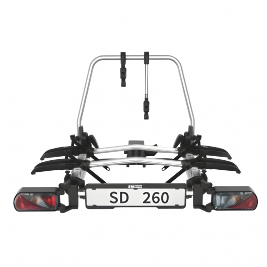 SD260 EUFAB - porte-vélos télescopique de boule d'attelage pour fourgon aménagé