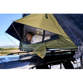 Tente de toit rigide 2 places Néo Lexagones | Roadtrip en voiture, van, SUV ou 4x4