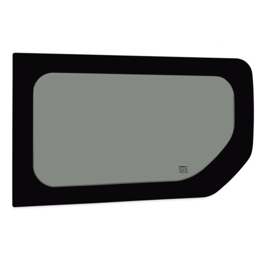 Fenêtre fixe en verre avant droite Carbest | pour van Renault Trafic 3 - Homologation ECE R43 et VASP | vue extérieure