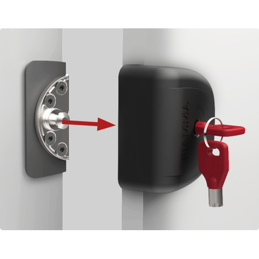 Safe Door Van Fiamma Antivol mini-van & fourgon | serrure pour porte sécurité | étape 3