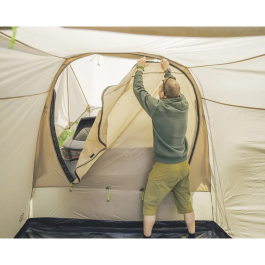 Dune SUV auvent Voiture Outwell | sas arrière, tente CarLife pour break | porte zippée pour accéder au hayon