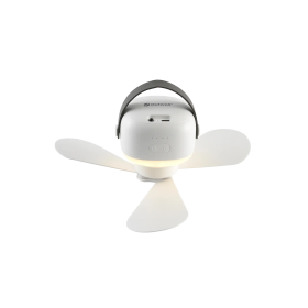 Aurelios Outwell – Ventilateur & lampe LED rechargeable pour van, camping, auvent | 2 en 1 : lampe alumée