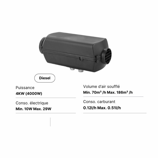 AUTOTERM Kit marine 4D | SMALL spécification air 4D