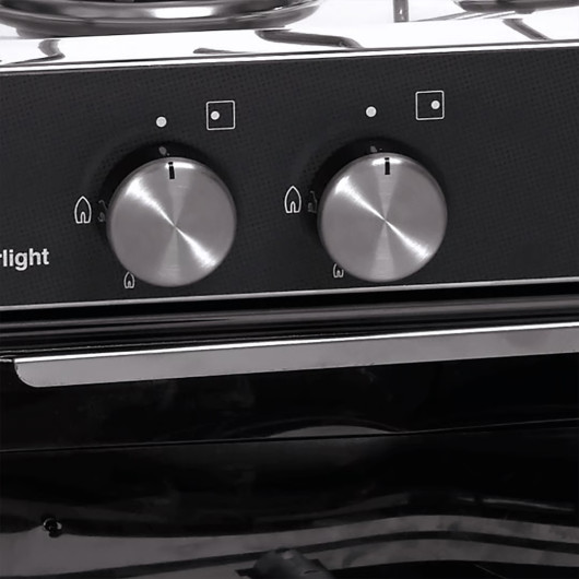 StarLight Dometic | Cuisinière à gaz 2 feux sur cardan pour bateau | boutons de contrôle