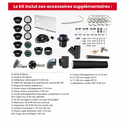 AUTOTERM Kit Marine 4D | LARGE contenu du kit