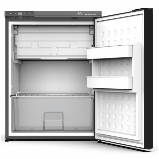 Réfrigérateur à compression EZA BLIZZ‑E F65 – 58,4 L 12/24 V | Van, fourgon, camping‑car & bateau | grand freezer
