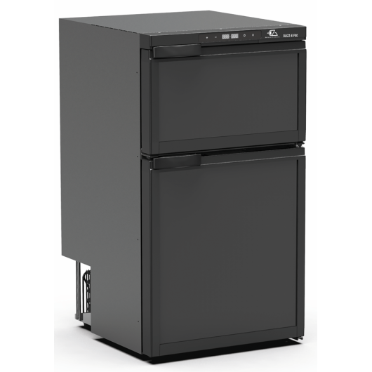 EZA Blizz‑E F80 – Réfrigérateur à compression 80 L pour van, camping‑car, bateau et véhicule aménagé | 2 compartiments