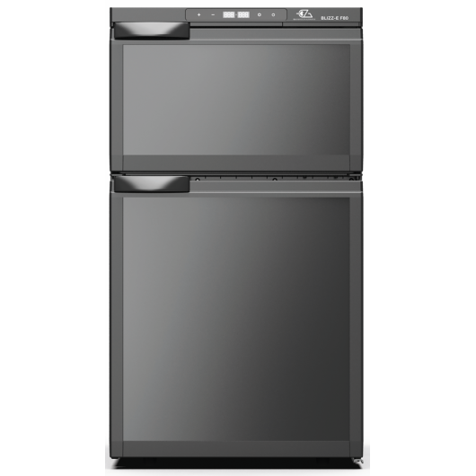 EZA Blizz‑E F80 – Réfrigérateur à compression 80 L pour van, camping‑car, bateau et véhicule aménagé | Grand stockage