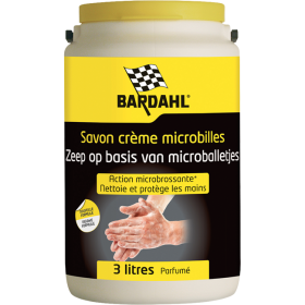 Savon microbille orange de 3L Bardahl | Lingette, chiffon et peaux