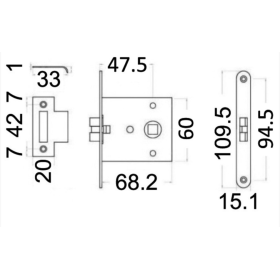 OSCULATI Serrure anti vibration